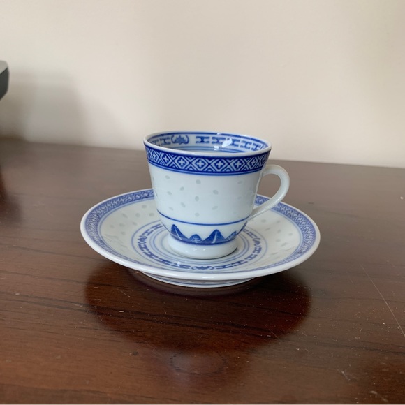 Chinese rice flower tea cup - Picture 1 of 6
